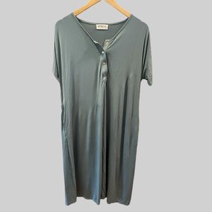 Women’s Nesting Olive Maternity/Nursing Nightshirt